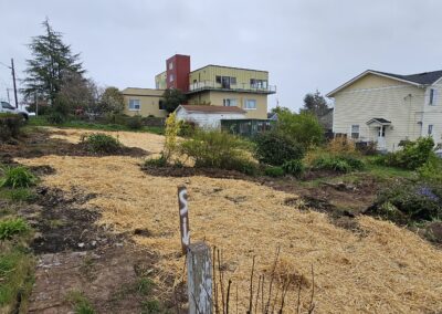 Clear land after building demolition in Bremerton