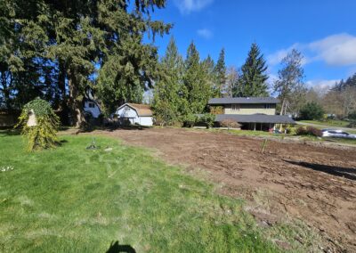 Residential demolition in Lakebay