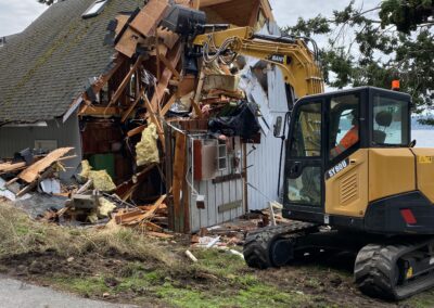 Home being demolished