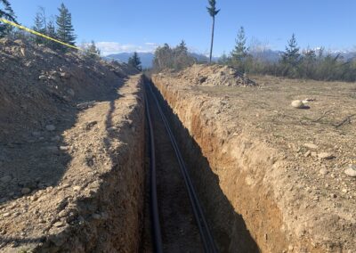 Trenching for utilities