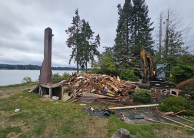 Home being demolished in Bremerton