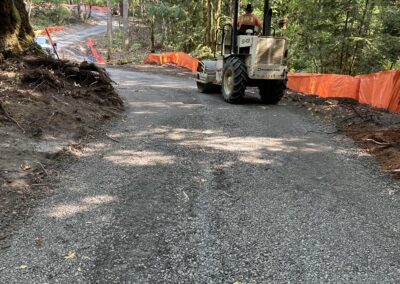 Large driveway installation