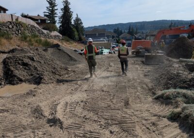 Excavation contractor site preparation