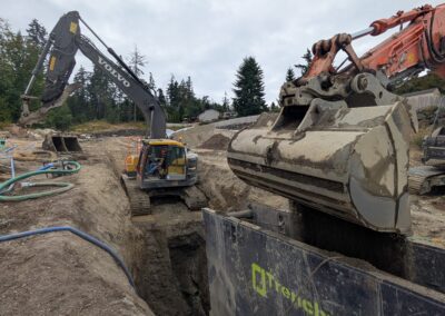 Excavation contractor site preparation