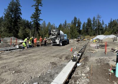 Excavation contractor site preparation